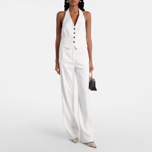 Veronica Beard Arabella Halter Vest Dove NWT